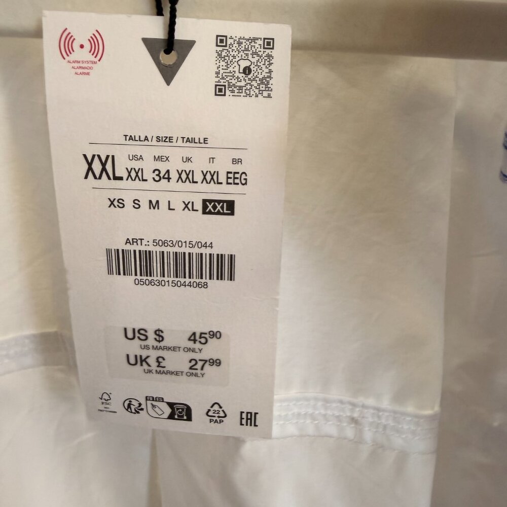 Zara Button Down NWT - image 2